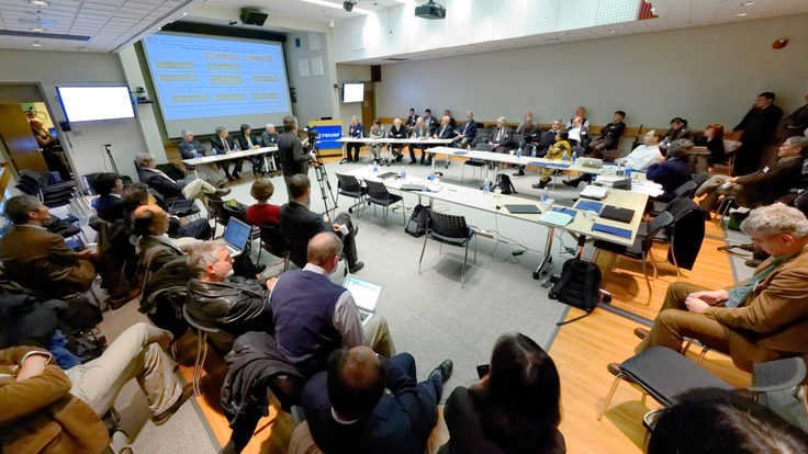 Photo of Linear Collider press conference Feb 21 2013