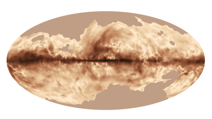 Illustration of Milky Way fingerprint