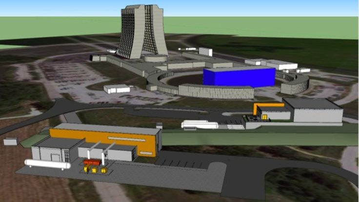 Illustration of Fermilab Muon Campus