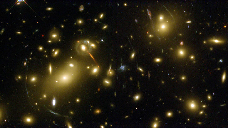 Photo of gravitational lensing