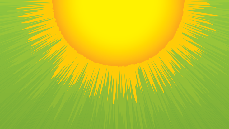 An illustration of the sun